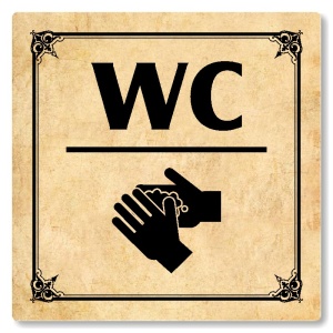 WC, 80x80mm, pergamen, Nebraska